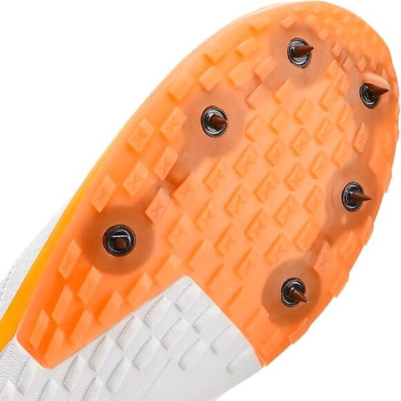 Nike Mens Zoom Rival XC Track Spikes Cleats DX7999-100 White Orange Size 11.5 - Picture 7 of 8